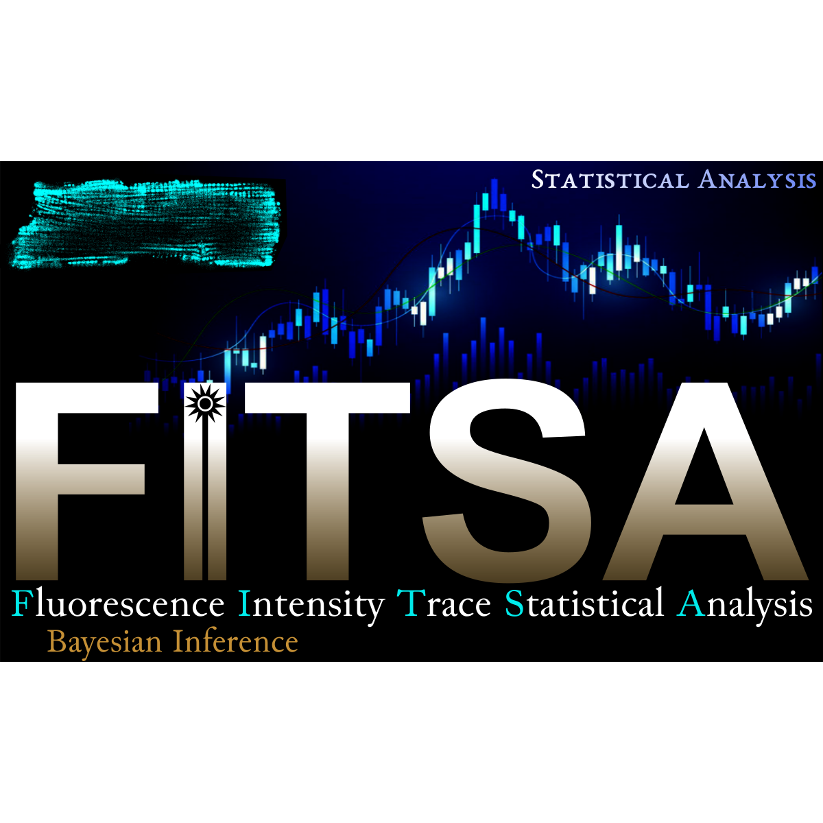 Statistical analysis of fluorescence intensity transients with Bayesian methods
